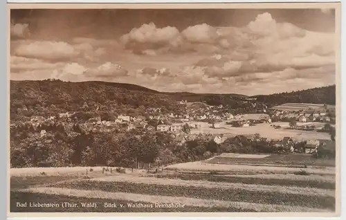 (56285) AK Bad Liebenstein, Blick vom Waldhaus Reichshöhe, vor 1945