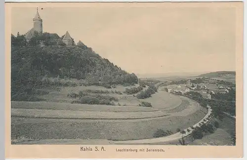 (55949) AK Seitenroda, Leuchtenburg, Kahla, bis 1918