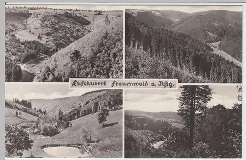 (52814) Foto AK Frauenwald, Thür., Mehrbild 1963