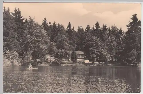 (52808) Foto AK Frauenwald, Thür., Cafe Lenkgrund 1964