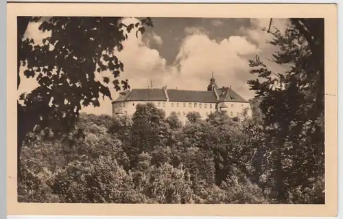 (52779) Foto AK Waltershausen, Thür., Schloss Tenneberg 1954