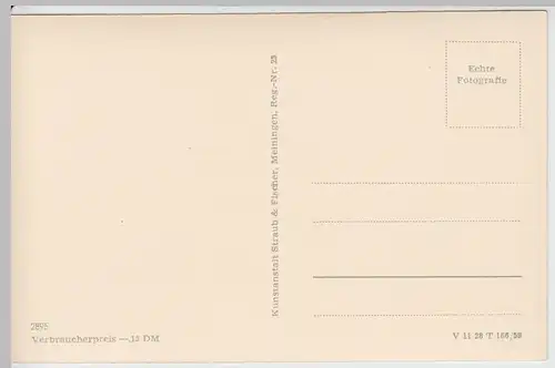 (52772) Foto AK Tabarz, Thür. Wald, Umgebung, Gr. Inselsberg, Mehrbild 1958