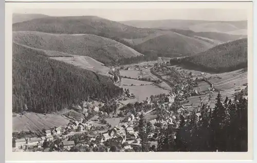 (52754) Foto AK Manebach, Thür. Wald, Blick vom Goethepfad 1966