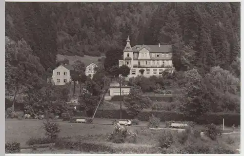 (52740) Foto AK Meuselbach-Schwarzmühle, HO Gaststätte Waldfrieden 1966