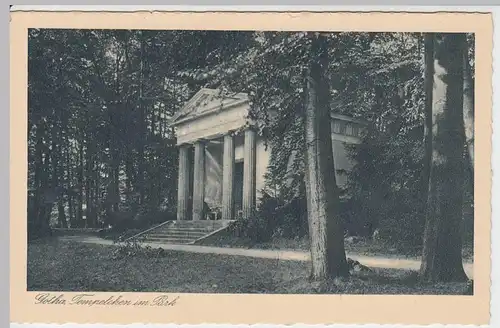 (52621) AK Gotha, Schlosspark, Merkurtempel, vor 1945