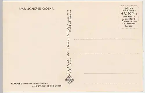 (52611) Foto AK Gotha, Stadttheater, vor 1945