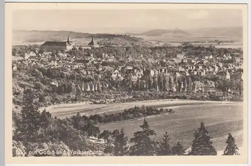 (52599) AK Gotha, Panorama, vor 1945
