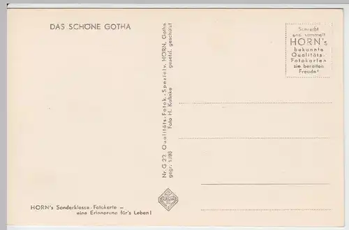 (52585) AK Gotha, Schloss Friedenstein, Kriegerdenkmal, vor 1945