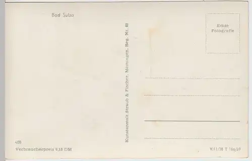 (52341) Foto AK Bad Sulza, Panorama 1959