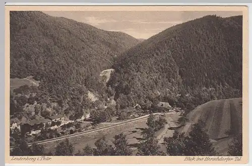 (51176) AK Leutenberg, Blick ins Herschdorfer Tal, vor 1945