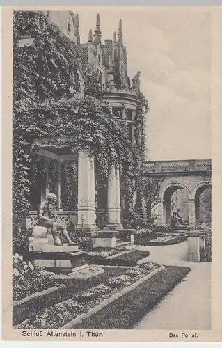 (51173) AK Bad Liebenstein, Schloss Altenstein, Portal, vor 1918
