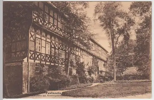 (50849) AK Paulinzella, Forsthaus (altes Klostergebäude), 1910er