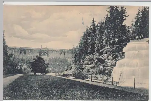 (50233) AK Tambach, Gothaer Talsperre, Sperrmauer, Überlauf, vor 1945