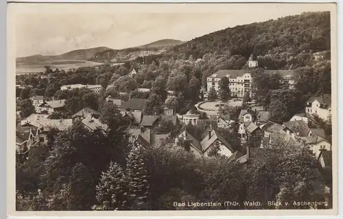 (45008) Foto AK Bad Liebenstein, Blick vom Aschenberg, 1935