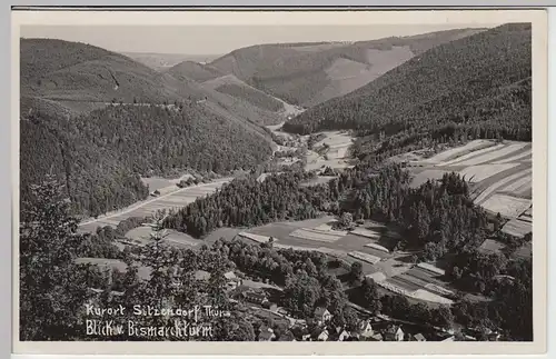 (43835) Foto AK Sitzendorf, Thür., Blick vom Bismarckturm, vor 1945