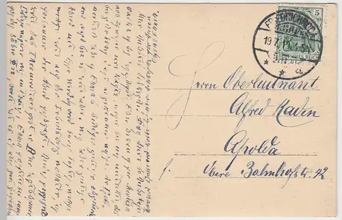 (43021) Foto AK Herzogsweg, Stempel Friedrichroda 1910