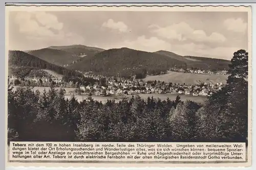 (41702) Foto AK Tabarz, Panorama, vor 1945