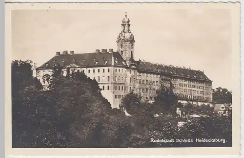 (41684) Foto AK Rudolstadt, Heidecksburg 1943