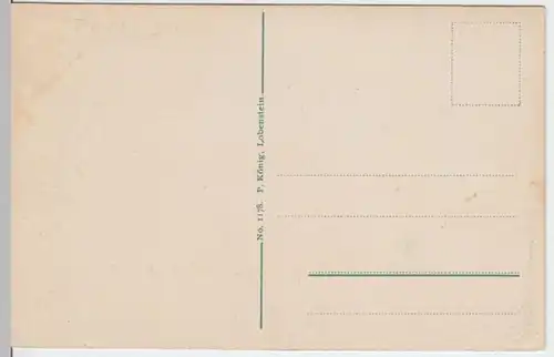 (3852) AK Bad Lobenstein, Burg, Lemnitz, Ortsansicht, vor 1945