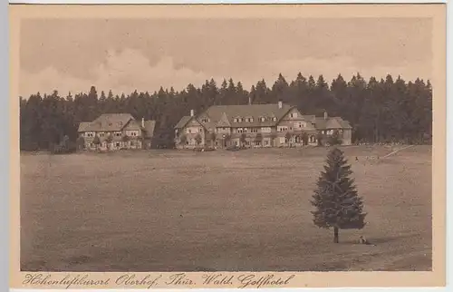 (34902) AK Oberhof (Thür.), Golfhotel, vor 1945