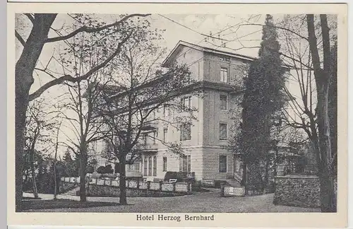 (33109) AK Bad Liebenstein, Hotel Herzog Bernhard, vor 1945