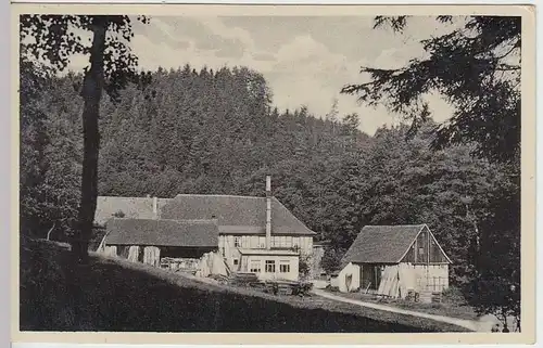 (33088) AK Eisenberg, Mühltal, Waldhaus Froschmühle 1935