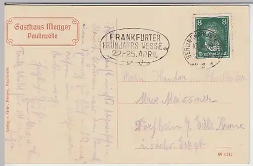 (29406) AK Klosterruine Paulinzella 1928