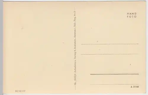 (29291) Foto AK Postkutsche im Thüringer Wald 1954