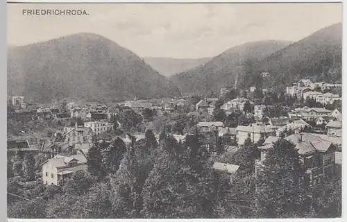 (20724) AK Friedrichroda, Panorama, vor 1945