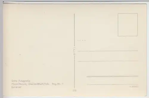 (18618) Foto AK Oberweissbach, Schwarzatal 1955
