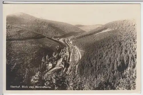 (18477) Foto AK Oberhof (Thür), Blick vom Bärenstein 1927