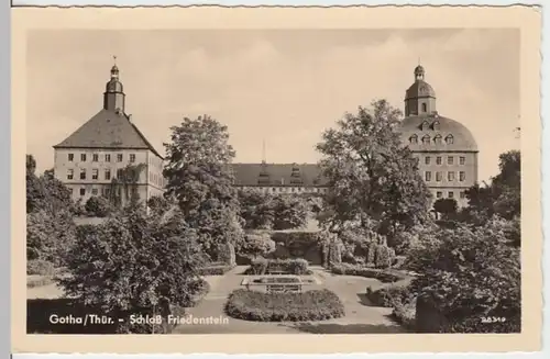 (16888) Foto AK Gotha, Schloss Friedenstein, Sonderstempel 1958