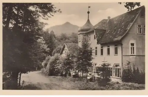 (1629) Foto AK Römhild, Hotel Waldhaus 1956