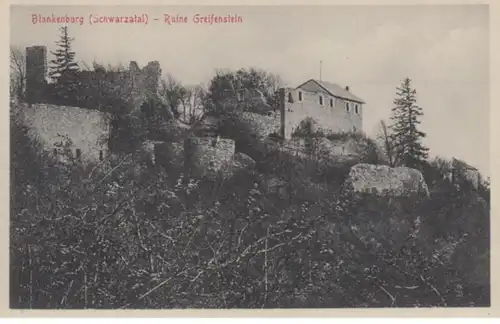 (1614) AK Bad Blankenburg, Burg Greifenstein, um 1910