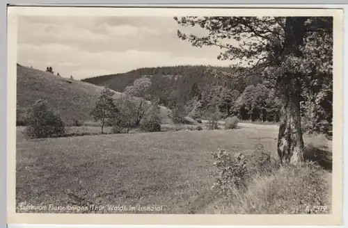 (14653) Foto AK Finsterbergen, Leinatal 1956