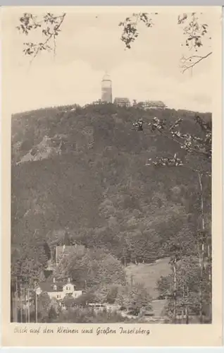 (14640) Foto AK Gr. Inselsberg, Kl. Inselsberg, Thür. Wald 1956