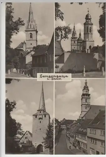 (14460) Foto AK Bad Langensalza, Mehrbildkarte 1955