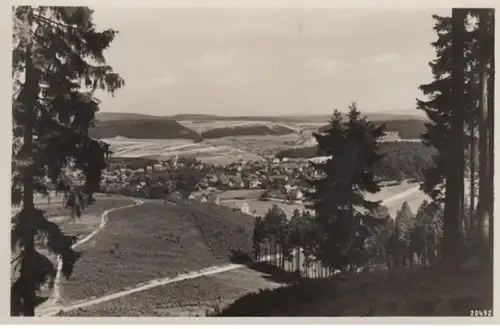 (1443) Foto AK Frankenhain, Thür., Panorama vor 1945