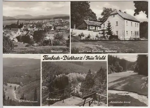 (14332) Foto AK Tambach-Dietharz, Mehrbildkarte 1976