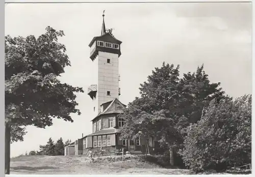 (13952) Foto AK Oberweißbach, Th. Wald, Kirchberg, Fröbelturm 1986