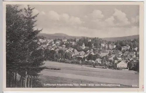 (13617) AK Friedrichroda, Panorama 1956