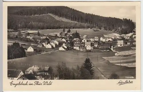 (13616) Foto AK Engelsbach, Panorama 1956