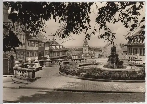 (13598) Foto AK Gotha,Schlossberg, Wasserkunst 1956