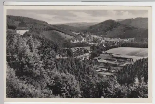 (11692) Foto AK Ziegenrück, Panorama, vor 1945