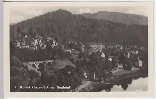 (11690) Foto AK Ziegenrück, Panorama, vor 1945