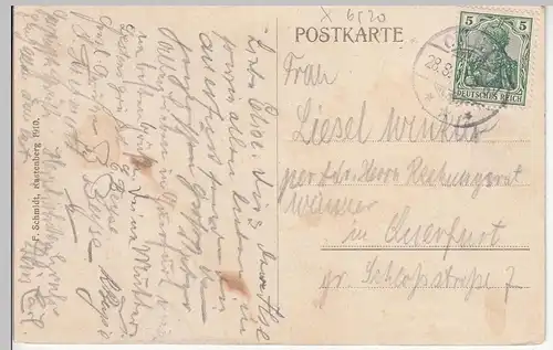 (113778) AK Partie aus dem Mühltal, Stempel Kölleda 1911