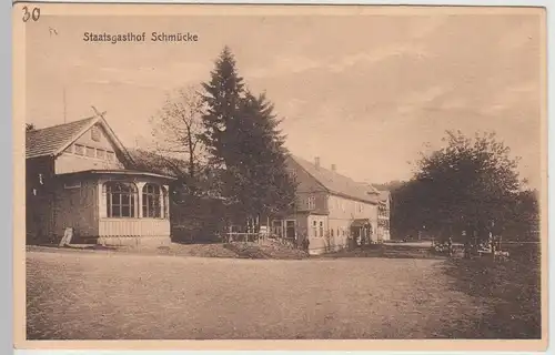 (113529) AK Gasthof Schmücke, Thüringer Wald 1925