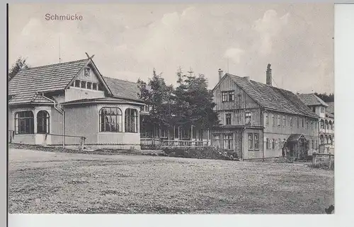 (112737) AK Schmücke, Gehlberg, Speisesaal, Gasthaus, vor 1945