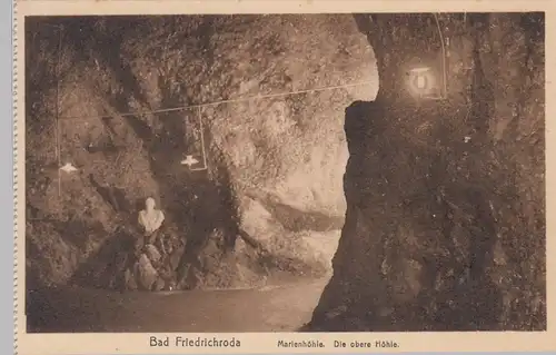 (110945) AK Bad Friedrichroda, Marienhöhle, Obere Höhle vor 1945