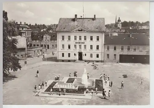 (110750) Foto AK Gößnitz, Freiheitsplatz 1977